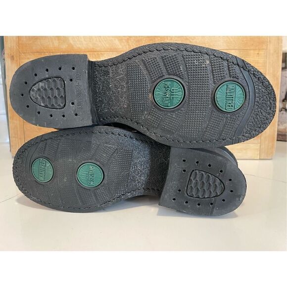 FRYE Smith Engineer Distressed Brown Leather Boots Women’s Sz 6 - Picture 8 of 13